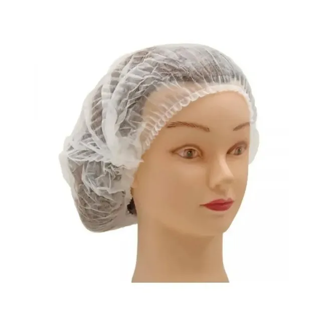 Touca Descartável em TNT Pacote com 50 unidades Santa Clara