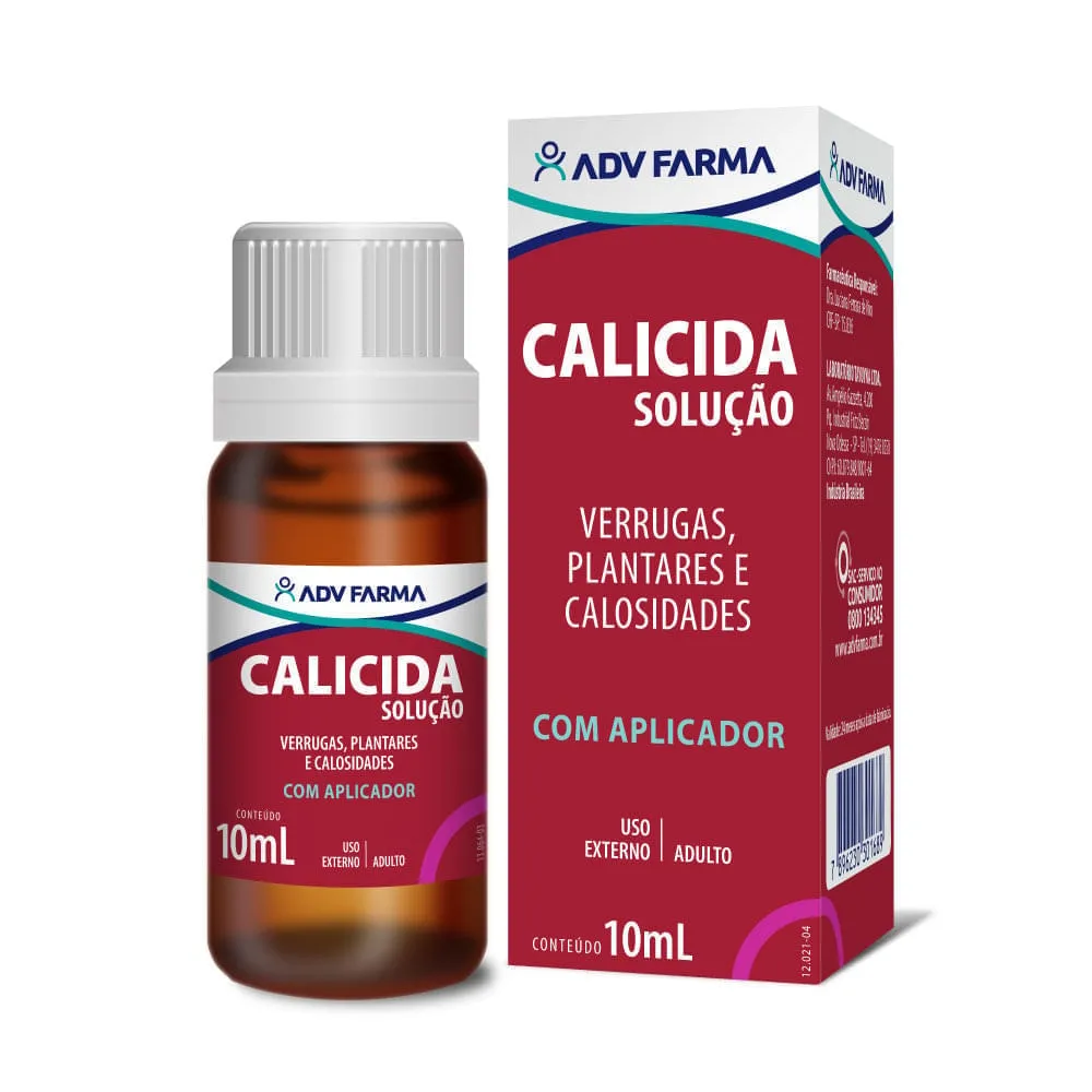 Calicida Solução Tópica para Calos e Verrugas 10ml