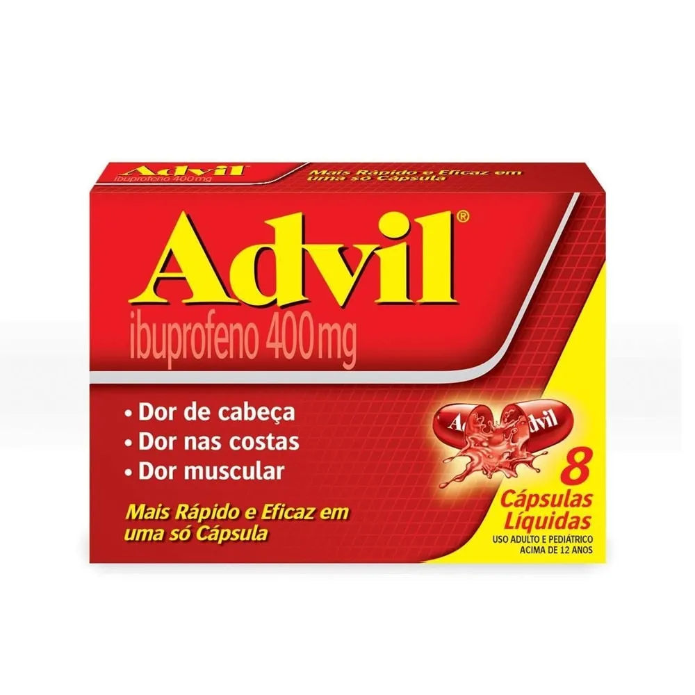 Advil Extra Alivio 400mg 8 Cápsulas