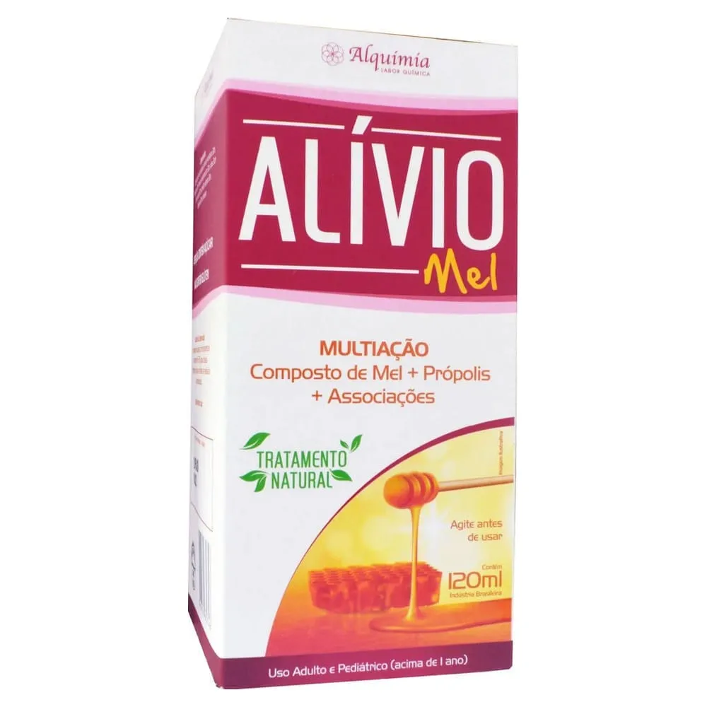 Alívio Mel Alquimia Xarope 120ml