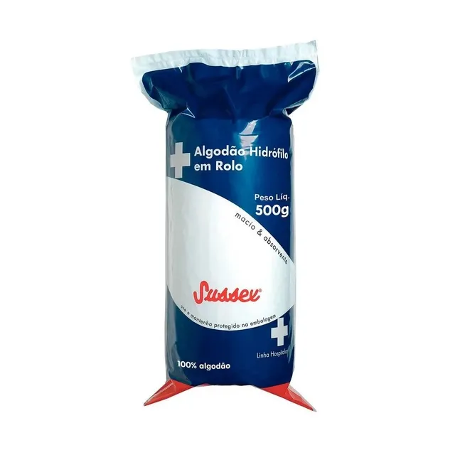 Algodão Sussex Rolo 500g Alto Rendimento