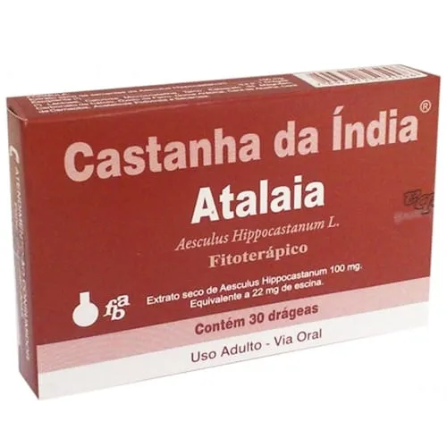 Castanha da Índia Atalaia 100mg 30 Drágeas