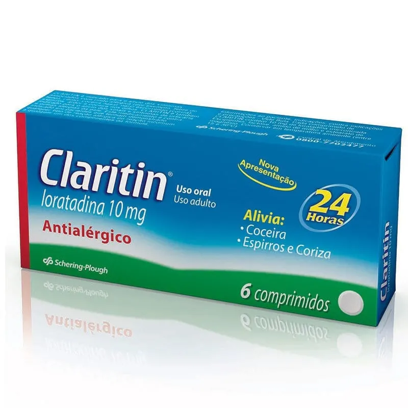 Claritin 10mg com 6 comprimidos