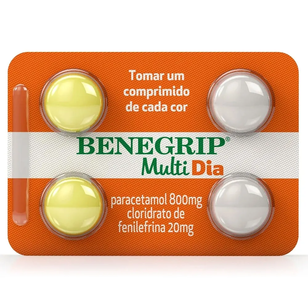 Benegrip Multi Dia 4 Comprimidos