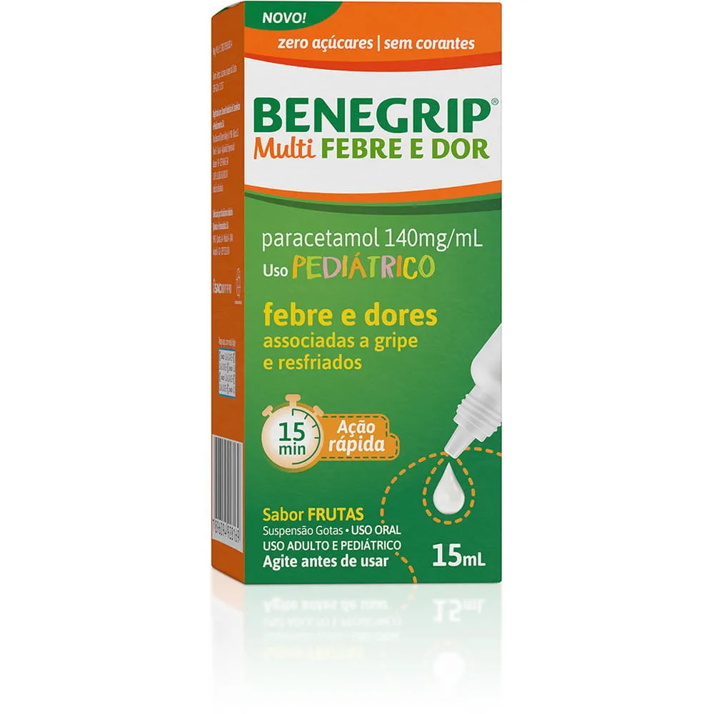 Benegrip Multi Febre e Dor