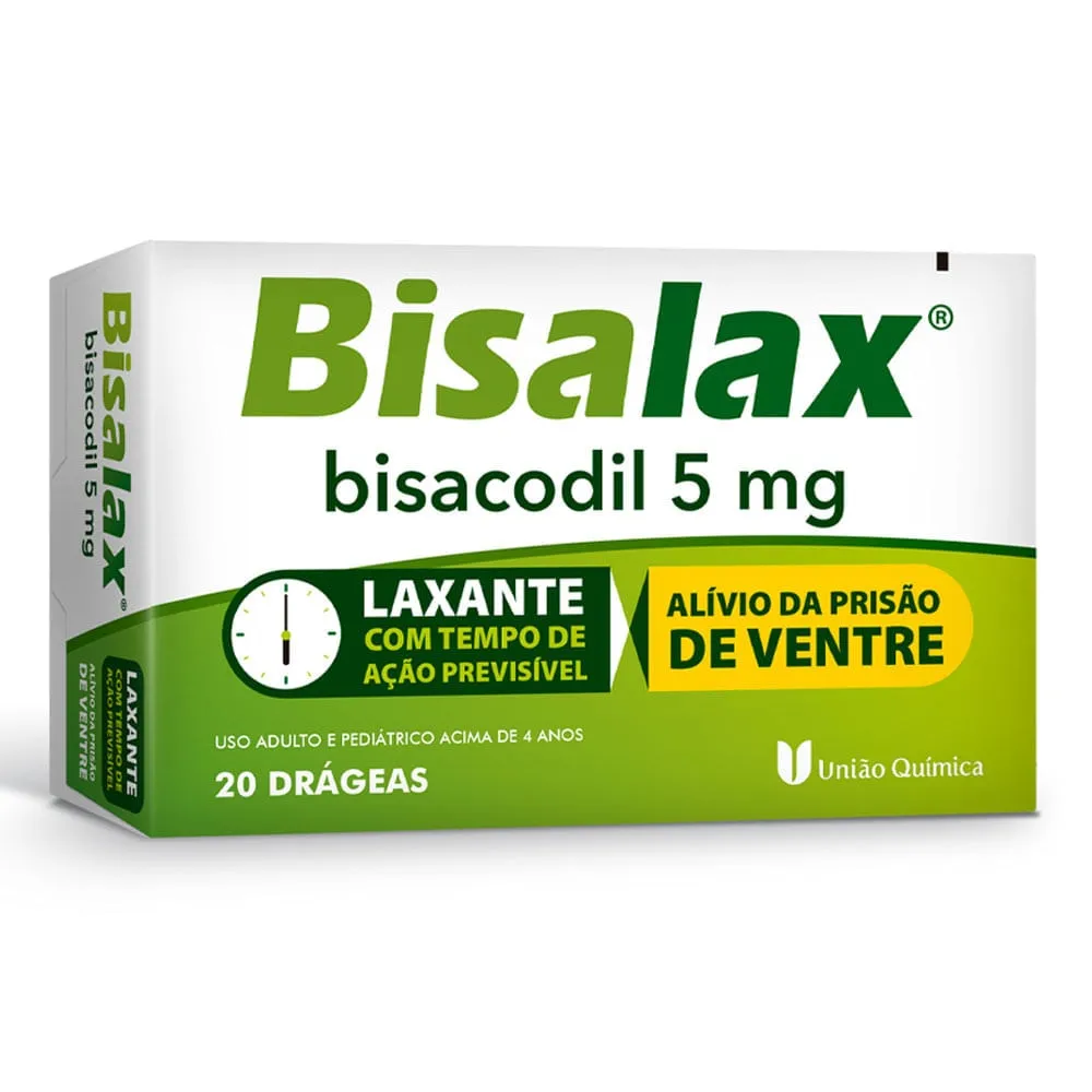Bisalax 5mg 20 Drágeas