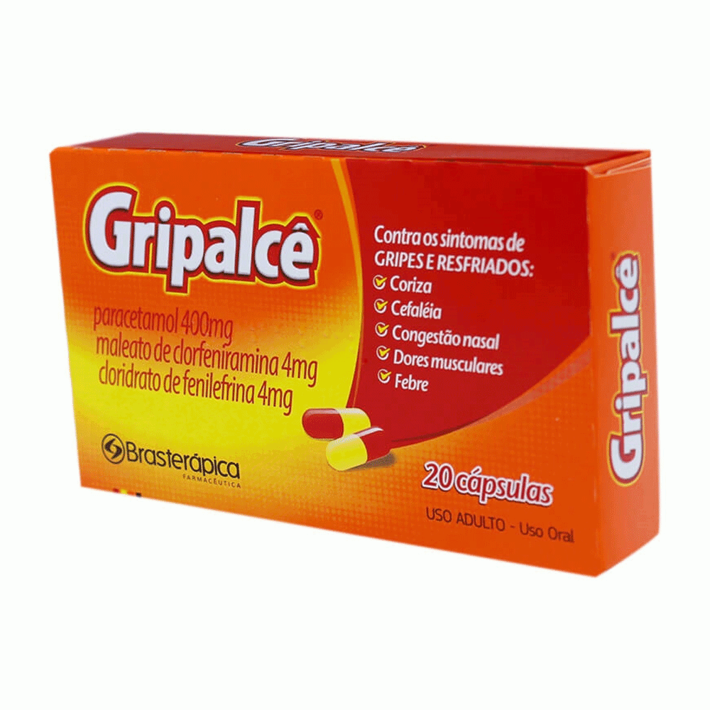 Gripalcê 20 Cápsulas