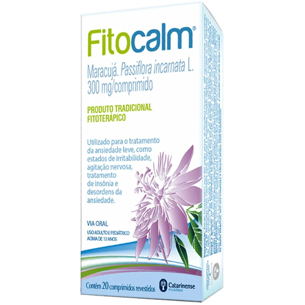 Fitocalm 300mg 20 Comprimidos