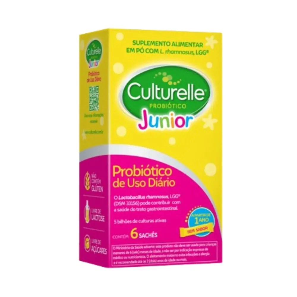 Culturelle Probiotico Jr 6 Sachês De 1,2g