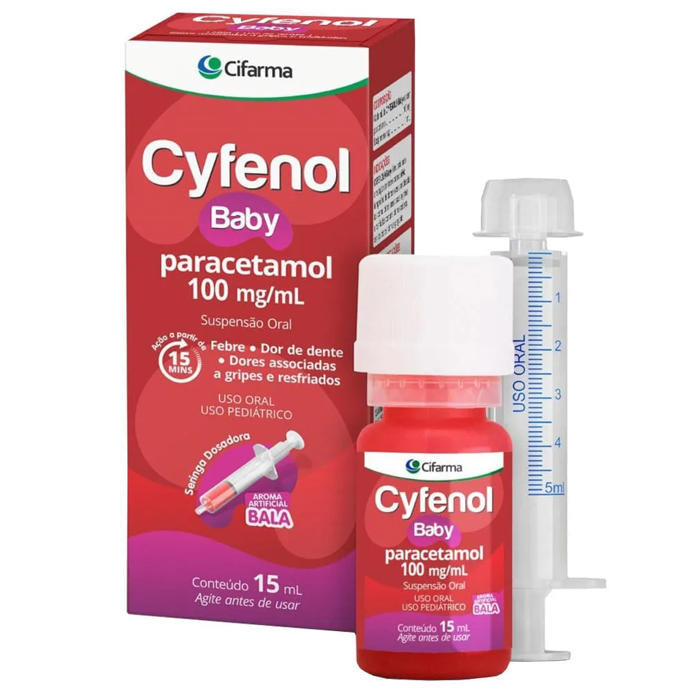 Cyfenol Baby Suspensão Oral 100mg/ml 15ml