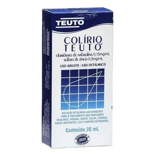 Colírio Teuto 0,15mg/ml + 0,3mg/ml 20ml