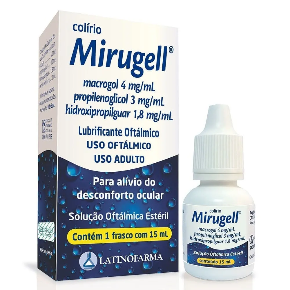 Mirugell Lubrificante Oftálmico 15ml