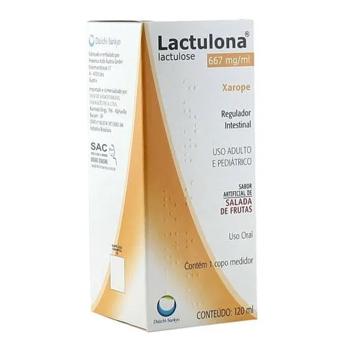 Lactulona Xarope Sabor Salada de Frutas 667mg/ml 120ml