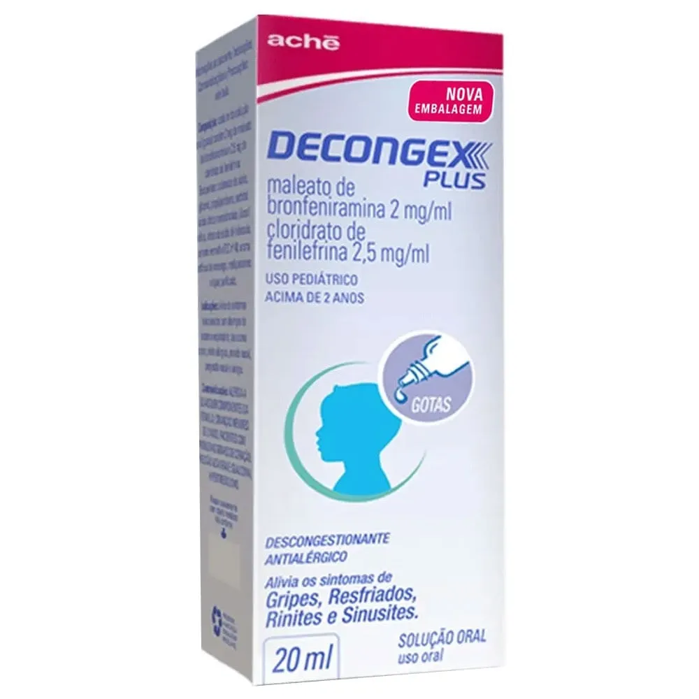Decongex Plus 2mg/ml + 2,5mg/ml Gotas 20ml