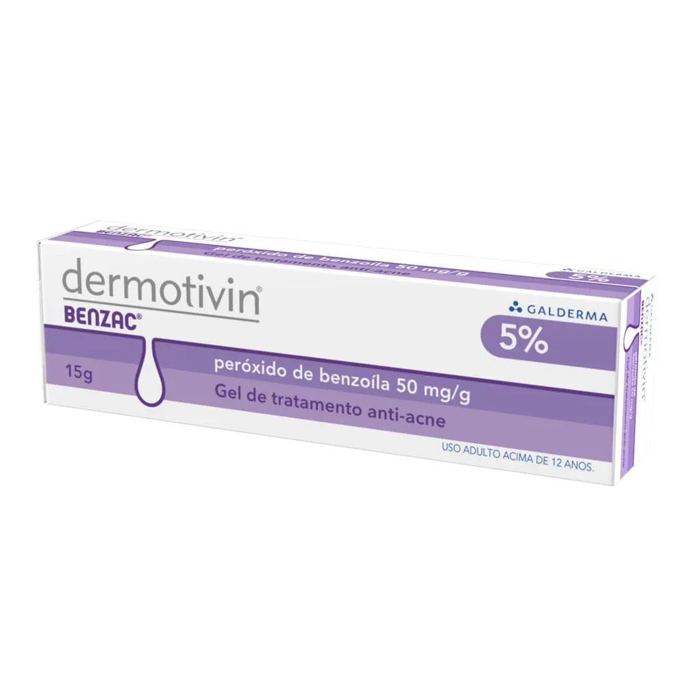 Dermotivin Benzac Gel Antiacne 50mg/g 15g