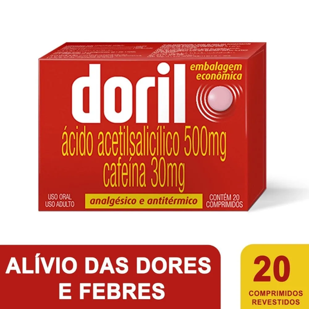 Doril 500mg/30mg 20 Comprimidos