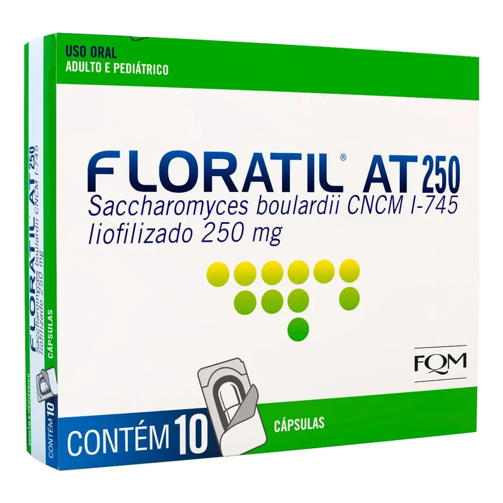 Floratil AT 250mg 10 Cápsulas