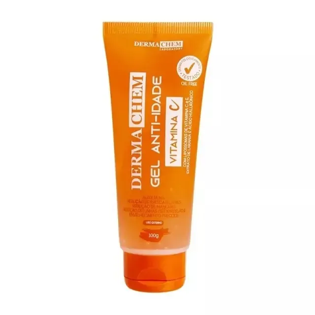 Gel Hidratante Anti-Idade Dermachem Vitamina C 100g