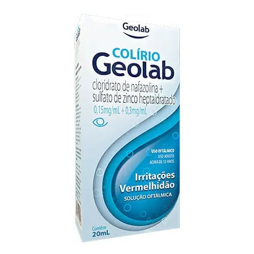 Colírio Geolab Solução Oftálmica 20ml