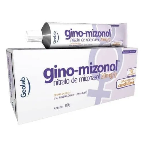Gino Mizonol Creme Vaginal 20mg/g 80g +14 Aplicadores