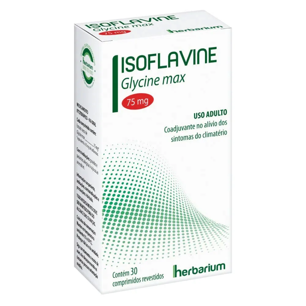 Isoflavine Herbarium 75mg 30 Comprimidos