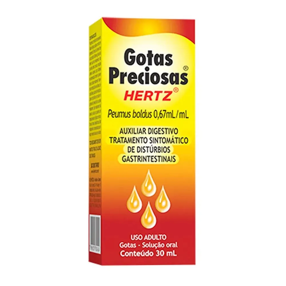 Gotas Preciosas Hertz Auxiliar Digestivo 0,67/ml 30ml