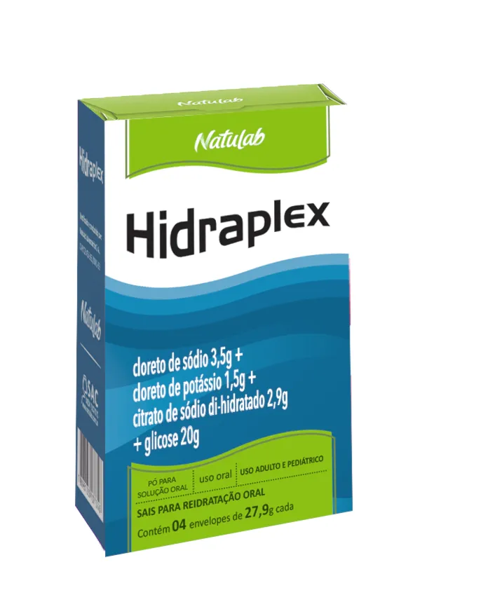 Hidraplex Natural Pó para Solução Oral 4 envelopes de 27,9g