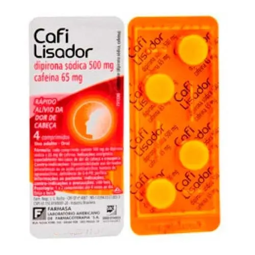 Cafilisador 500mg/65mg 4 Comprimidos