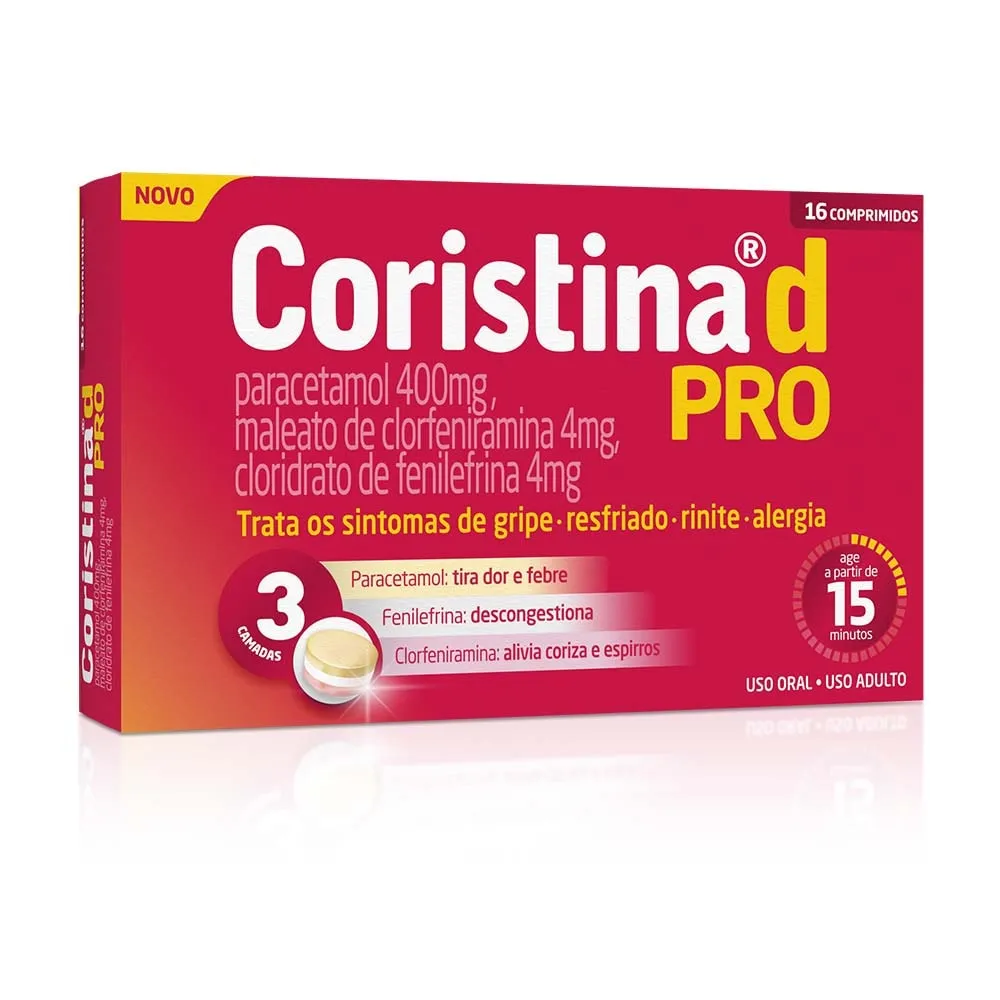 Coristina D Pro 16 Comprimidos