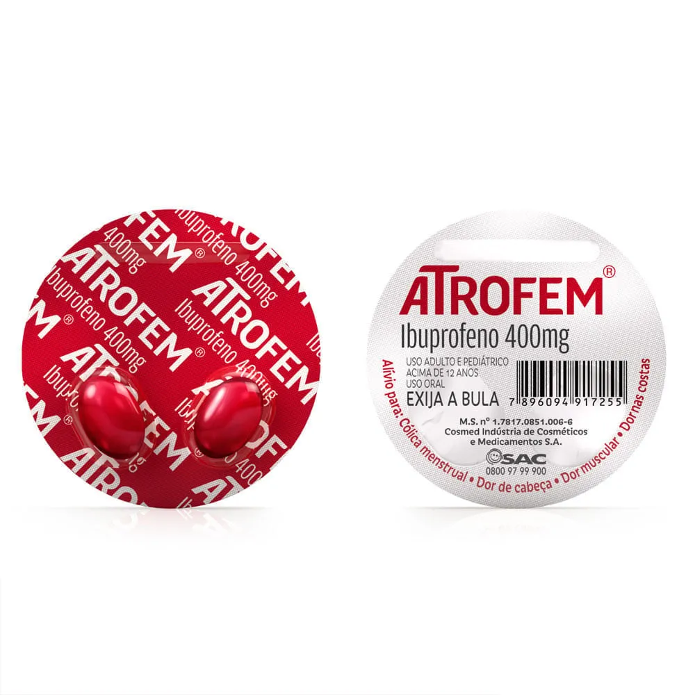 Atrofem 400mg 2 Cápsulas