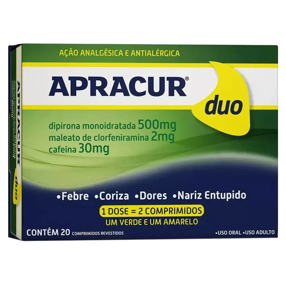 Apracur Duo Hypera Com 6 Comprimidos