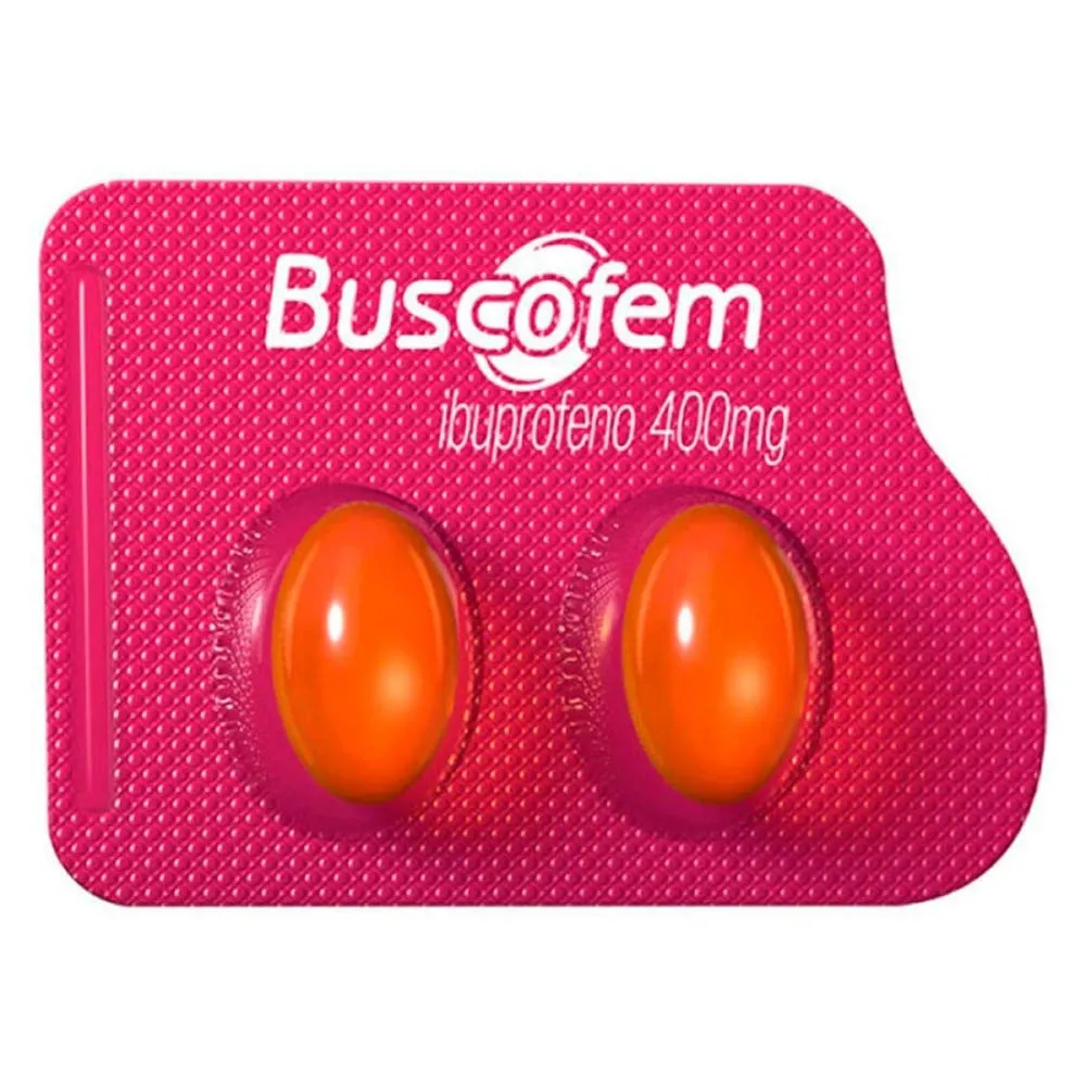 Buscofem 400mg 2 Cápsulas Moles