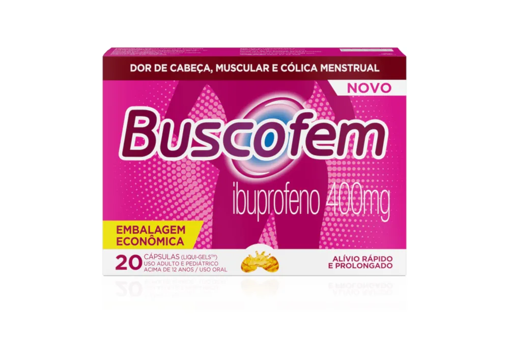 Buscofem 400mg Caixa 20 Capsulas