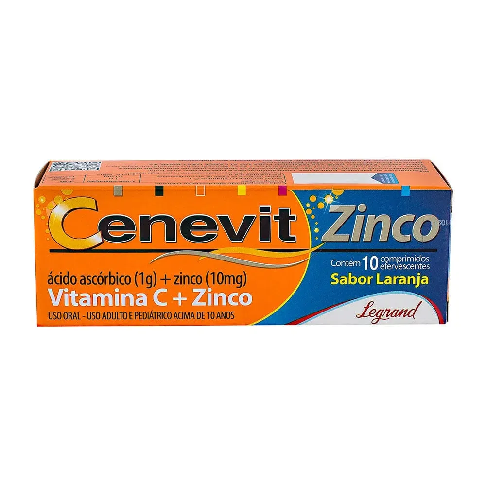 Cenevit Zinco 10 comprimidos efervescentes