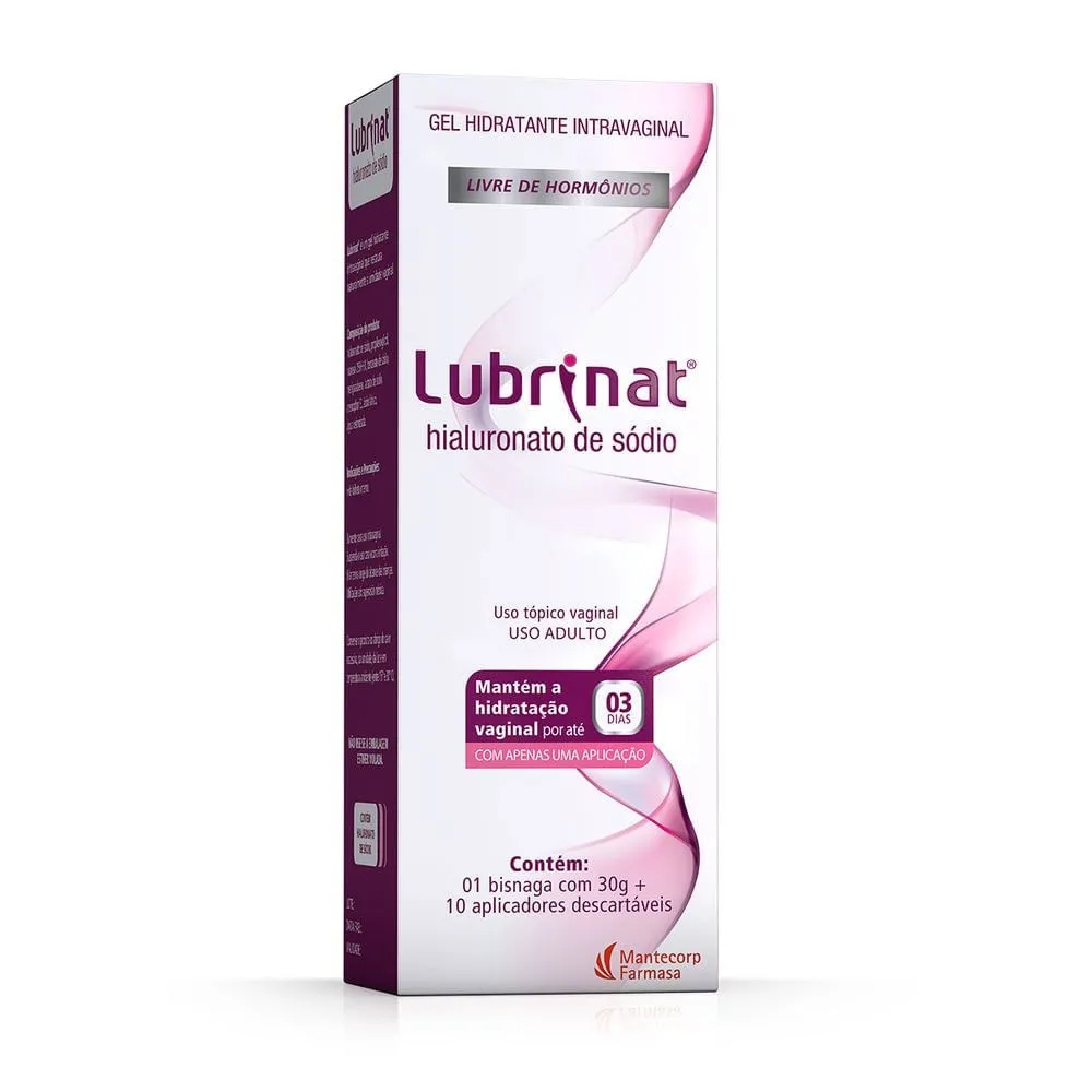 Gel Hidratante Intravaginal Mantecorp Lubrinat 30g + 10 Aplicadores