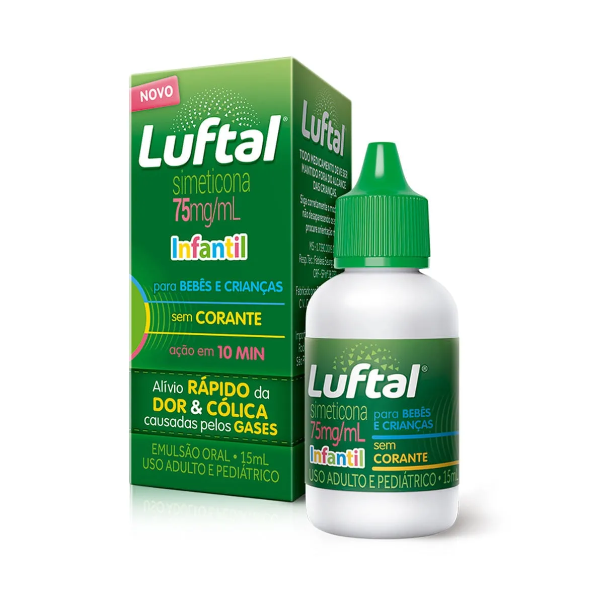 Luftal Infantil Cereja 75mg/ml Emulsão Oral 15ml