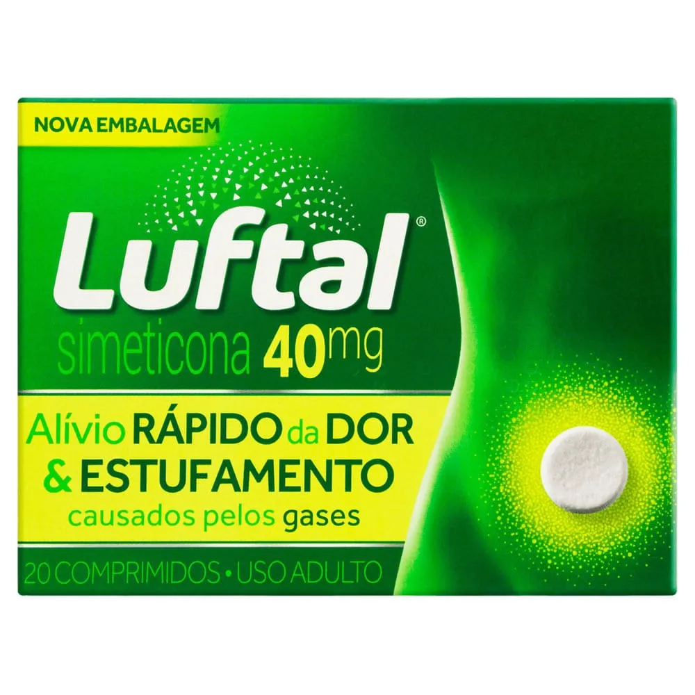 Luftal Simeticona Reckitt | Com 20 Comprimidos