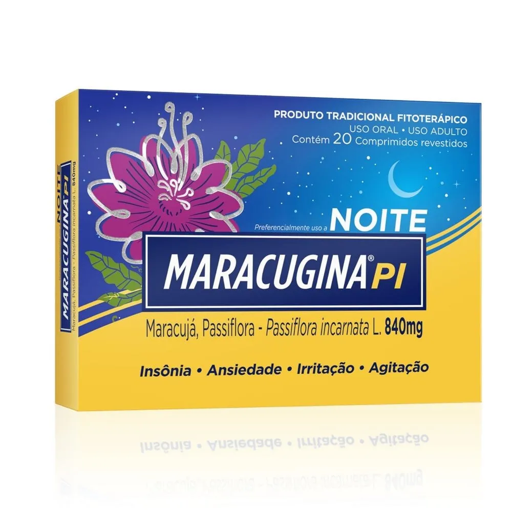 Maracugina PI Noite 840mg 20 Comprimidos