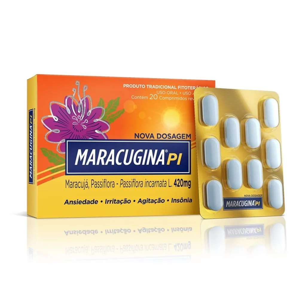 Maracugina PI 420mg 20 Comprimidos