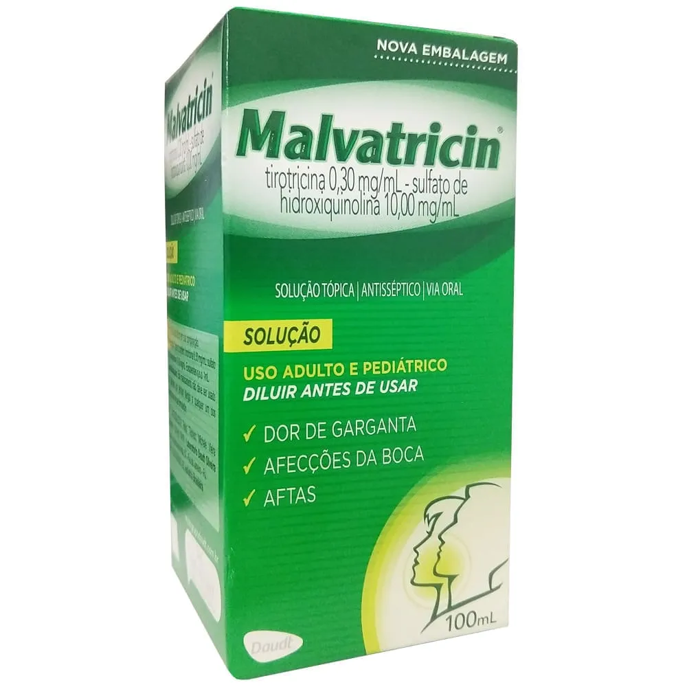 Malvatricin Solução Antisséptica Oral 100ml