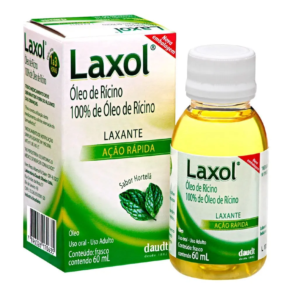 Laxol Laxante Solução Oral Sabor Hortelã 60ml