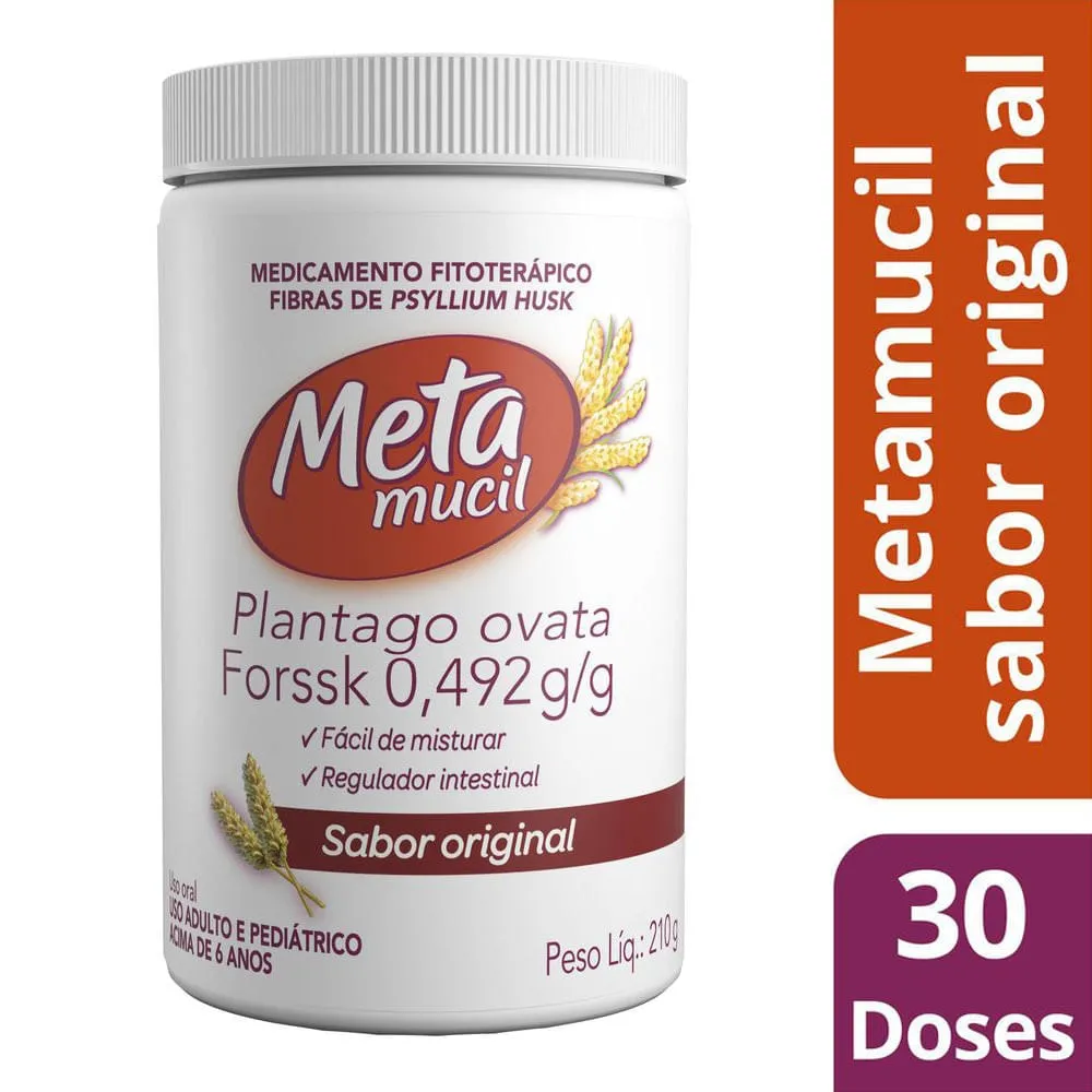 Metamucil Original 0,492g/g Pó para Solução Oral 210g