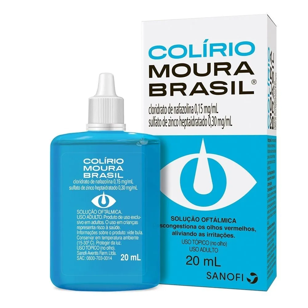 Colírio Moura Brasil Solução Oftalmológica 20ml
