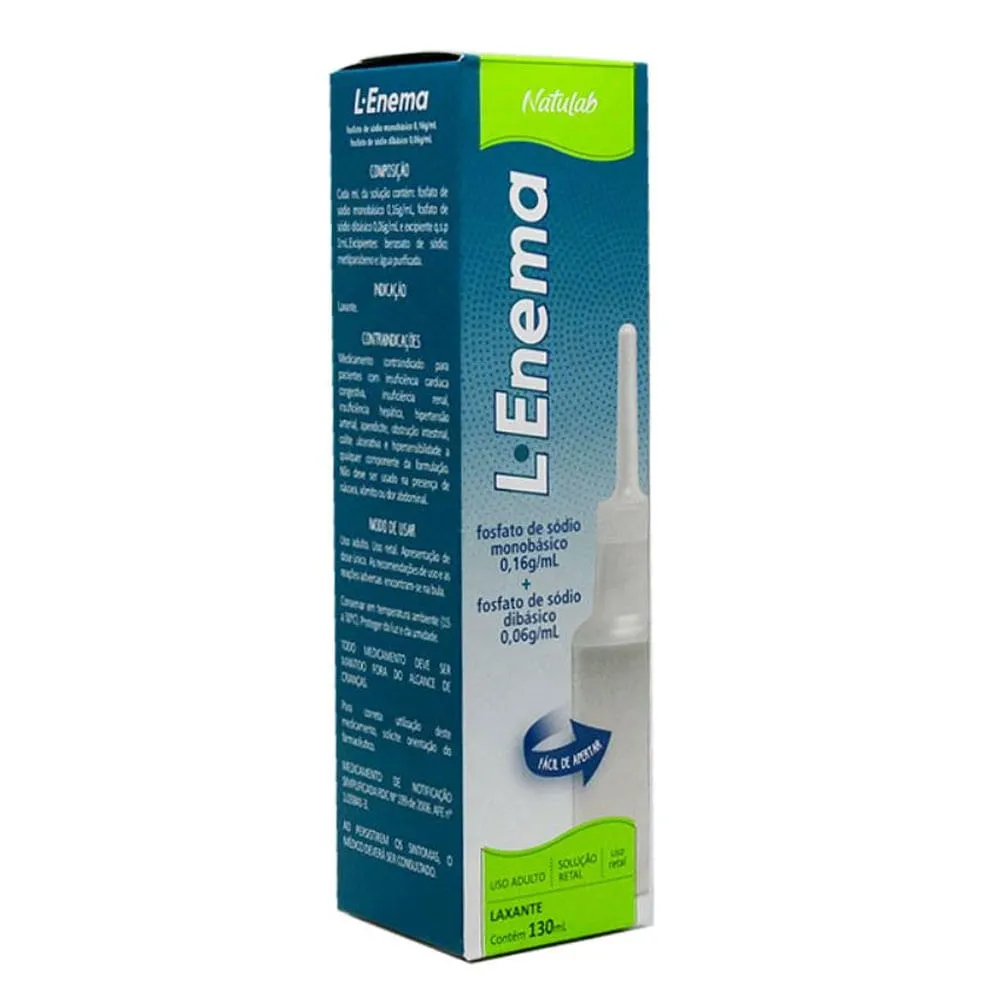 L-Enema Natulab Solução Retal 130ml