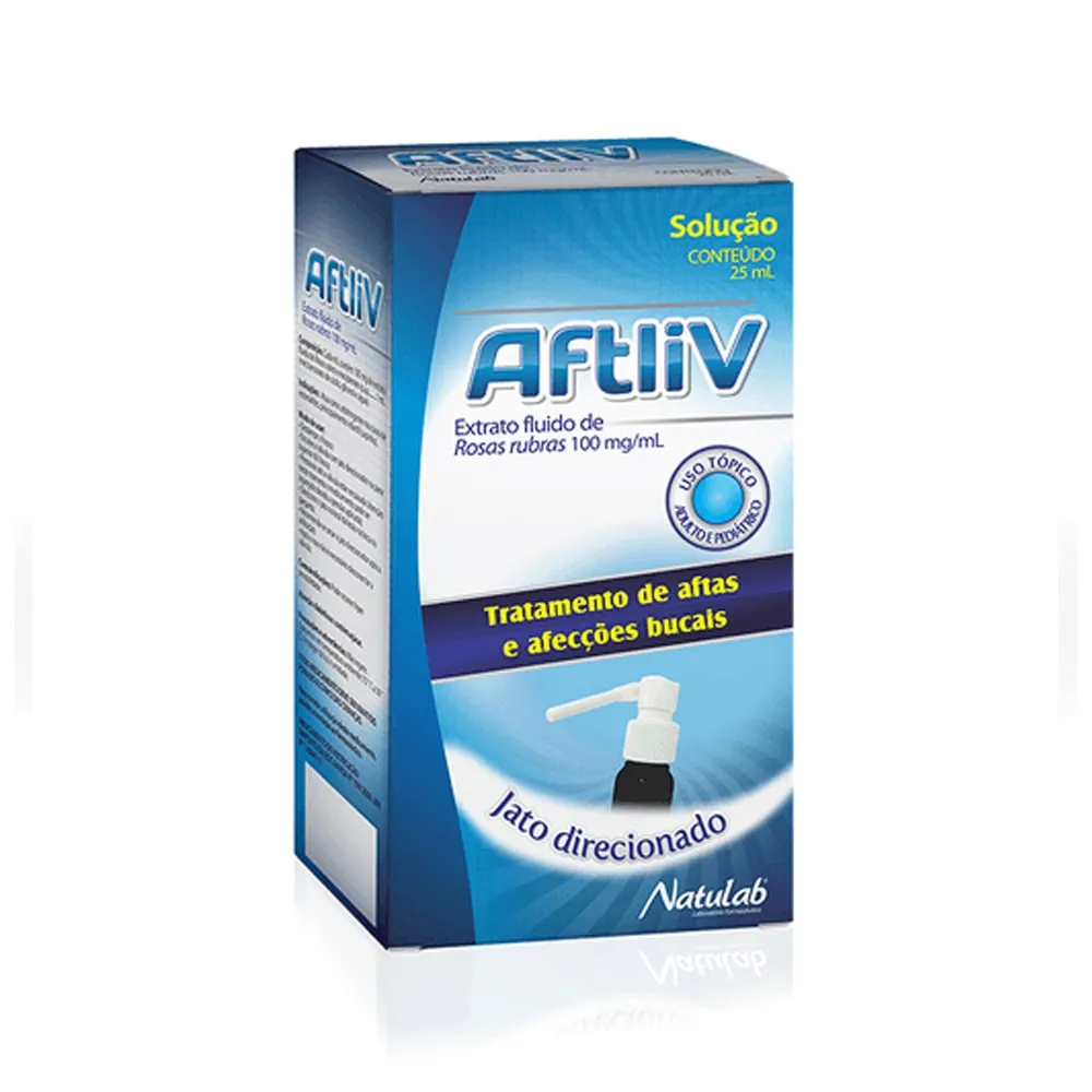 Aftliv Solução Bucal 100mg/mL 25mL