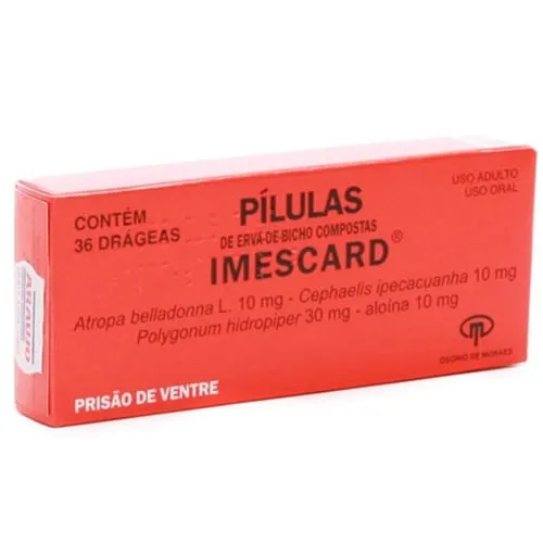 Imescard Pílulas 36 Drágeas