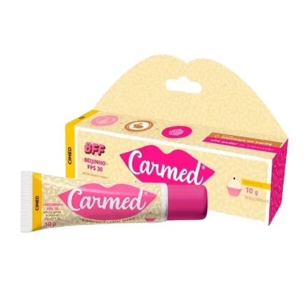 Carmed BFF Beijinho FPS 30 Hidratante Labial Diário 10g