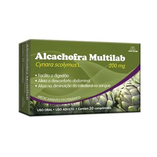 Alcachofra Millian 200mg 30 Comprimidos