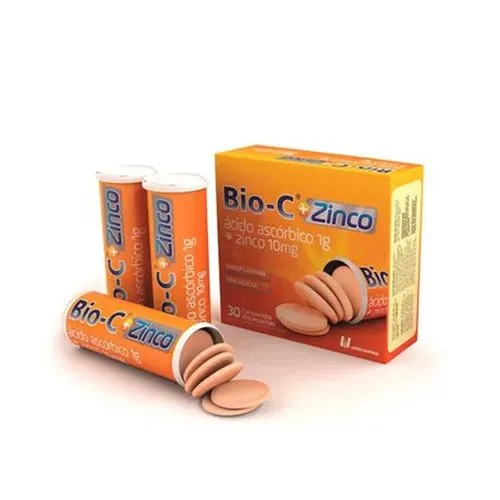 Bio-C+Zinco 1000mg 30 Comprimidos Efervescentes