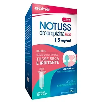 Notuss 1,5mg/ml Xarope Pediátrico 120ml